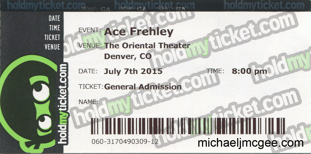 Ace Frehley / michaeljmcgee.com